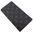 ルイヴィトン LOUIS VUITTON ポルトフォイユ ブラザ M61697 モノグラムエクリプス モノグラムエクリプス 長財布 シルバー金具 黒 グレー