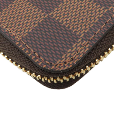 ルイヴィトン LOUIS VUITTON ポルトフォイユ クレマンス N60534 スリーズ ダミエキャンバス 長財布 ゴールド金具 ラウンドファスナー