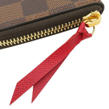 ルイヴィトン LOUIS VUITTON ポルトフォイユ クレマンス N60534 スリーズ ダミエキャンバス 長財布 ゴールド金具 ラウンドファスナー