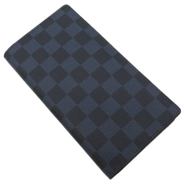 ルイヴィトン LOUIS VUITTON ポルトフォイユ ブラザ N63212 ダミエXコバルト ダミエキャンバス 長財布 シルバー金具 新品 未使用