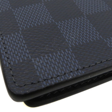 ルイヴィトン LOUIS VUITTON ポルトフォイユ ブラザ N63212 ダミエXコバルト ダミエキャンバス 長財布 シルバー金具