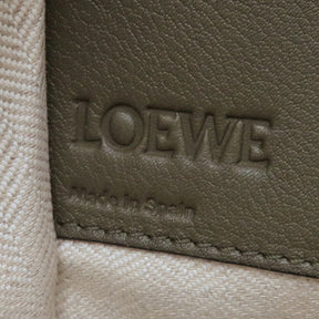 ロエベ LOEWE ハンモック スモール A538S35X194366 カーキXベージュ カーフ 2WAYバッグ ゴールド金具 緑 新品 未使用