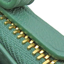 ミュウミュウ MIU MIU マテラッセ コンパクトウォレット 5ML522 2FPP F0092 SALVIA レザー 二つ折り財布 ゴールド金具 緑 新品 未使用