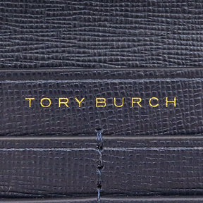 トリーバーチ TORY BURCH ロビンソン 二つ折り 87161001 ブラック レザー 長財布 ゴールド金具 黒 新品 未使用