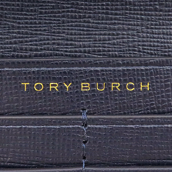 トリーバーチ TORY BURCH ロビンソン 二つ折り 87161001 ブラック レザー 長財布 ゴールド金具 黒 新品 未使用