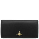 ヴィヴィアンウエストウッド Vivienne Westwood ヴィクトリア クラシック 5106002542106N402 ブラック レザー 長財布 ゴールド金具 黒 オーブ