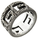 グッチ GUCCI スクエアG 551918 J8400 0811 シルバー シルバー925 #13 リング 指輪 スターリングシルバー エイジング加工 12号