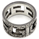 グッチ GUCCI スクエアG 551918 J8400 0811 シルバー シルバー925 #13 リング 指輪 スターリングシルバー エイジング加工 12号