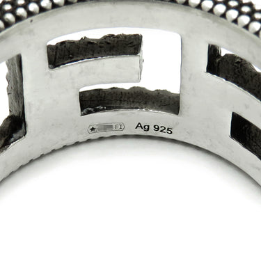 グッチ GUCCI スクエアG 551918 J8400 0811 シルバー シルバー925 #13 リング 指輪 スターリングシルバー エイジング加工 12号