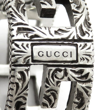 グッチ GUCCI スクエアG 551918 J8400 0811 シルバー シルバー925 #13 リング 指輪 スターリングシルバー エイジング加工 12号