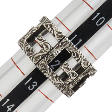 グッチ GUCCI スクエアG 551918 J8400 0811 シルバー シルバー925 #13 リング 指輪 スターリングシルバー エイジング加工 12号