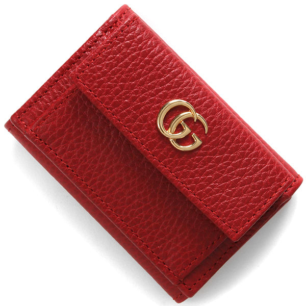 グッチ GUCCI プチGGマーモント 523277CAO0G6433 三つ折り財布 ゴールド金具