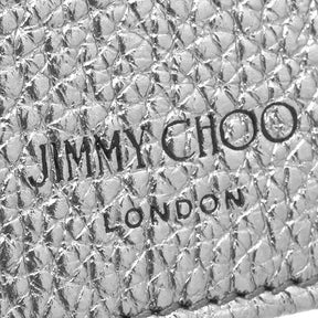 ジミーチュウ JIMMY CHOO ネロマルチ メタル スター スタッズ NELLOUURGUNMETALDARKSILVER グレインレザー カードケース シルバー金具