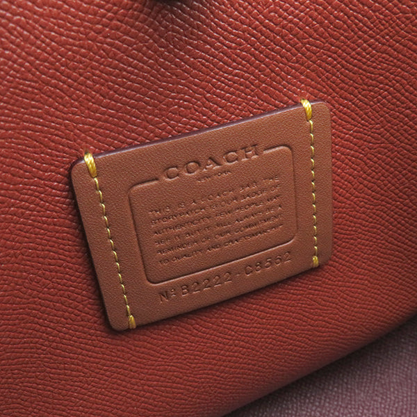 コーチ COACH シグネチャー C8562B4NQ4 ベージュ系 レザー シグネチャーコーテッドキャンバス 2WAYバッグ ヴィンテージ金具 ハンドバッグ ショルダー 茶 新品 未使用