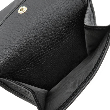グッチ GUCCI ソーホー 二つ折り財布 598207A7M0G1000 ブラック レザー 三つ折り財布 ゴールド金具 黒 コンパクト