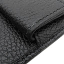 グッチ GUCCI ソーホー 二つ折り財布 598207A7M0G1000 ブラック レザー 三つ折り財布 ゴールド金具 黒 コンパクト