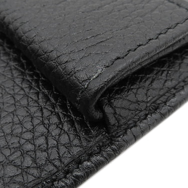 グッチ GUCCI ソーホー 二つ折り財布 598207A7M0G1000 ブラック レザー 三つ折り財布 ゴールド金具 黒 コンパクト