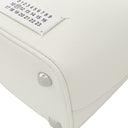 メゾン マルタン マルジェラ MAISON MARTIN MARGIELA 5AC バケットバッグ S61WG0035P4348H0157 ホワイト コットン グレイニーカーフレザー 2WAYバッグ シルバー金具 白