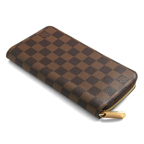 ルイヴィトン LOUIS VUITTON ジッピー ウォレットダミエ N41661 ダミエキャンバス 長財布 ゴールド金具