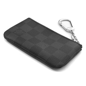 ルイヴィトン LOUIS VUITTON ポシェット クレダミエ グラフィット N60155 ダミエグラフィットキャンバス コインケース シルバー金具