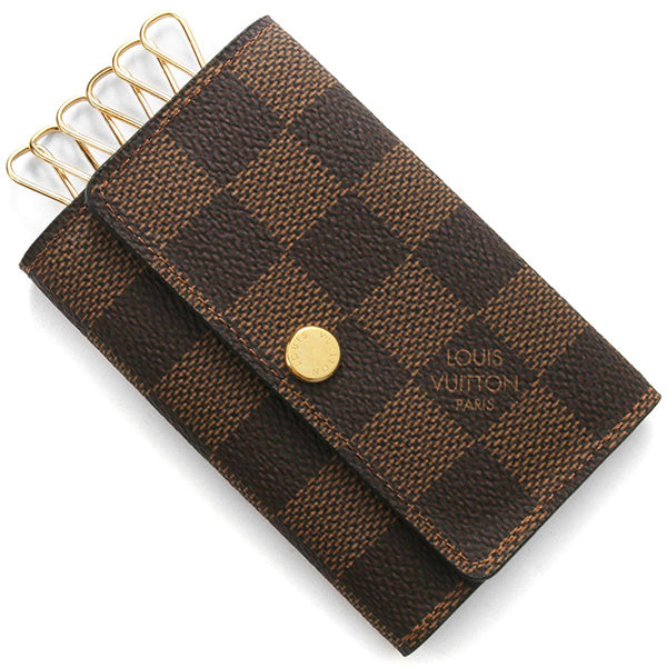 ルイヴィトン LOUIS VUITTON ミュルティクレダミエ N62630 ダミエキャンバス キーケース ゴールド金具