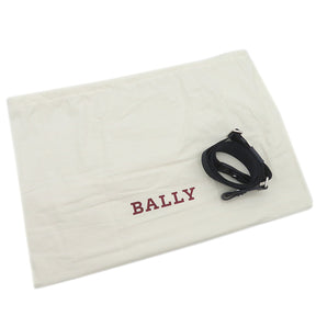 バリー BALLY へシネス HESINES 6303136 ミッドナイトXプールサイド カーフ ビジネスバッグ シルバー金具 ブリーフケース 紺 青 キャリーバーループ付き