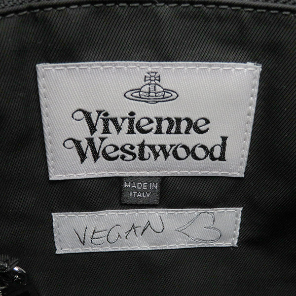 ヴィヴィアンウエストウッド Vivienne Westwood マレー スモール 4204007JUW001YN401 ブラック リサイクルナイロン 2WAYバッグ シルバー金具 黒 ハンドバッグ ショルダー