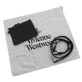 ヴィヴィアンウエストウッド Vivienne Westwood マレー スモール 4204007JUW001YN401 ブラック リサイクルナイロン 2WAYバッグ シルバー金具 黒 ハンドバッグ ショルダー