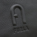 フルラ FURLA メン アーバンエクストラ ラージ ME00060BX03201800S ブラック×ネイビー ナイロン カーフスキン ショルダーバッグ シルバー金具 黒 紺