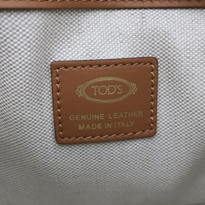 トッズ TODS ケイト クロスボディバッグ ミニ XBWAOYJ0100RORS410 ケニアキャメルブラウン スムースレザー ショルダーバッグ ゴールド金具 茶 新品 未使用