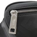 フェンディ FENDI シャドー ダイアゴナル 7VA562APDOF0GXN ブラック レザー ボディバッグ シルバー金具 黒 ベルトバッグ 新品 未使用