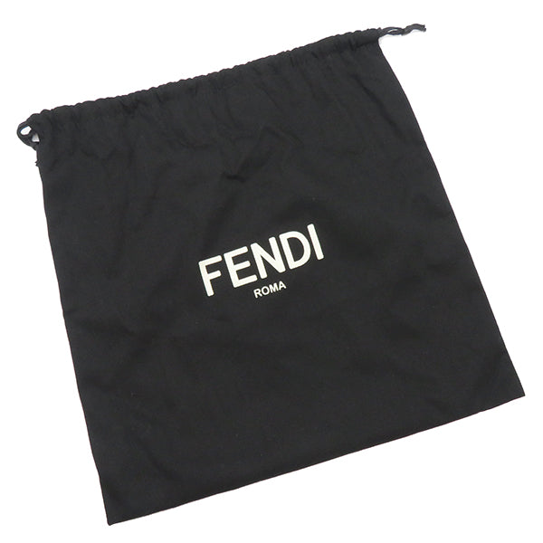 フェンディ FENDI シャドー ダイアゴナル 7VA562APDOF0GXN ブラック レザー ボディバッグ シルバー金具 黒 ベルトバッグ 新品 未使用