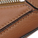 ロエベ LOEWE パズル バムバック ミニ B510U89X022530 タン カーフ ウエストバッグ シルバー金具 ボディバッグ 茶