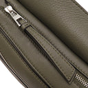 ロエベ LOEWE パズル バムバック ミニ B510U89X024160 カーキ カーフ ウエストバッグ シルバー金具 ボディバッグ 緑