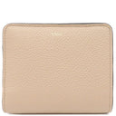 クロエ Chloe アルファベット コンパクトウォレット CHC22WP765F576J5 CEMENTO PINK レザー 二つ折り財布 ゴールド金具 新品 未使用