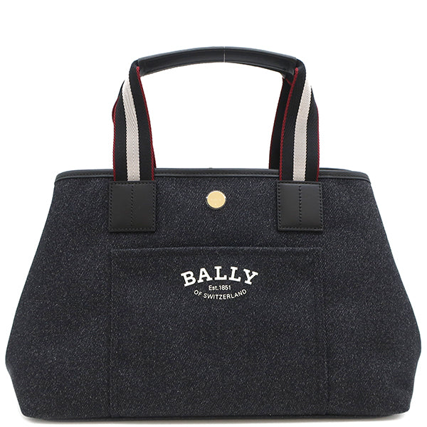 バリー BALLY ドライヴァリアトート L 6306289 ブラック キャンバス レザー トートバッグ ゴールド金具 新品 未使用 黒