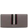 バリー BALLY バリロ BALIRO 6306282 ダークミネラルグレー レザー 長財布 シルバー金具 二つ折り 新品 未使用