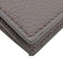 バリー BALLY バリロ BALIRO 6306282 ダークミネラルグレー レザー 長財布 シルバー金具 二つ折り 新品 未使用