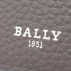 バリー BALLY バリロ BALIRO 6306282 ダークミネラルグレー レザー 長財布 シルバー金具 二つ折り 新品 未使用