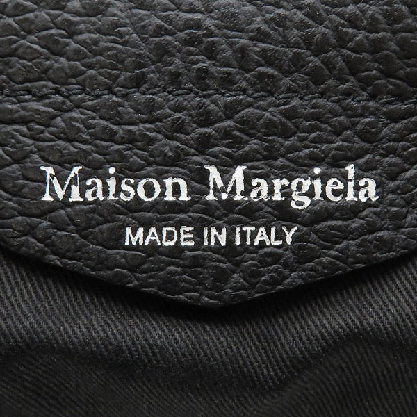 メゾン マルタン マルジェラ MAISON MARTIN MARGIELA 5AC ファイブ エーシーマイクロ S56WG0081P4455T8013 ブラック カーフ 2WAYバッグ シルバー金具 黒 新品 未使用