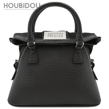 メゾン マルタン マルジェラ MAISON MARTIN MARGIELA 5AC ファイブ エーシーマイクロ S56WG0081P4455T8013 ブラック カーフ 2WAYバッグ シルバー金具 黒 新品 未使用