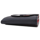 アニヤ・ハインドマーチ Anya Hindmarch ゼニー ミニ 三つ折り ウォレット 142816 ネイビー 山羊革 三つ折り財布 ゴールド金具 紺