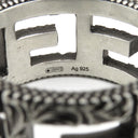 グッチ GUCCI スクエアG 551918 J8400 0811 シルバー シルバー925 #15 リング 指輪 スターリングシルバー エイジング加工 13.5号