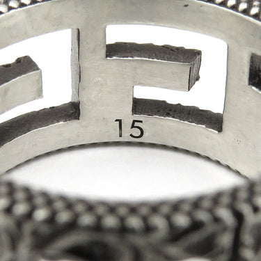 グッチ GUCCI スクエアG 551918 J8400 0811 シルバー シルバー925 #15 リング 指輪 スターリングシルバー エイジング加工 13.5号