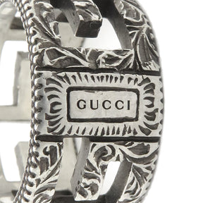 グッチ GUCCI スクエアG 551918 J8400 0811 シルバー シルバー925 #15 リング 指輪 新品 未使用 G スターリングシルバー エイジング加工 13.5号