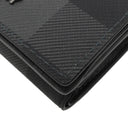 バーバリー BURBERRY チェック ウォレット 8062606 ブラック×グレー スムースレザー 三つ折り財布 ガンメタル金具 黒 コンパクト 新品 未使用