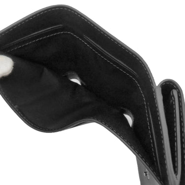 バーバリー BURBERRY チェック ウォレット 8062606 ブラック×グレー スムースレザー 三つ折り財布 ガンメタル金具 黒 コンパクト 新品 未使用