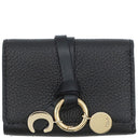 クロエ Chloe アルファベット ミニ コンパクトウォレット CHC21WP946F57001 ブラック カーフ 三つ折り財布 ゴールド金具 新品 未使用