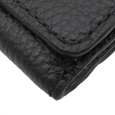 クロエ Chloe アルファベット ミニ コンパクトウォレット CHC21WP946F57001 ブラック カーフ 三つ折り財布 ゴールド金具 新品 未使用