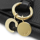 クロエ Chloe アルファベット ミニ コンパクトウォレット CHC21WP946F57001 ブラック カーフ 三つ折り財布 ゴールド金具 新品 未使用